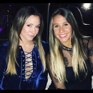 Blue Velvet Deep Cut Nasty Gal Dress